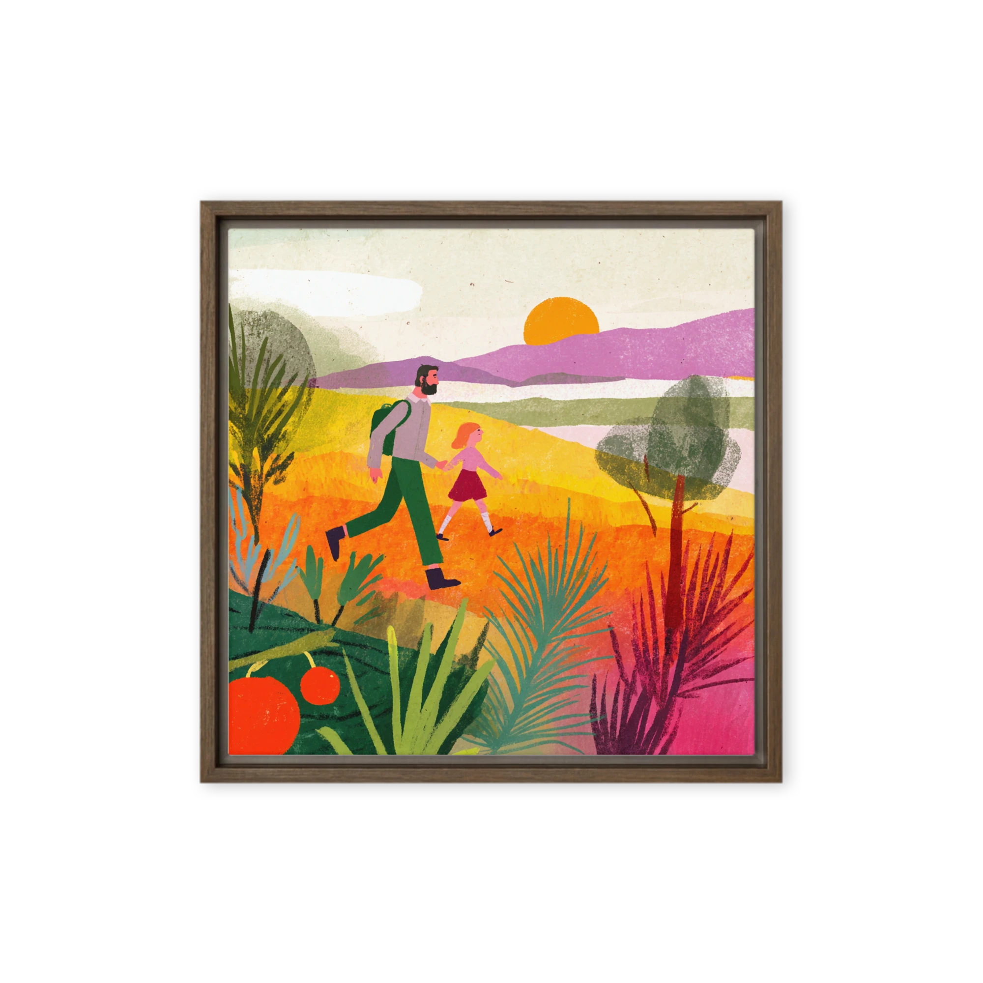 Textured Nature Walk | Art Print