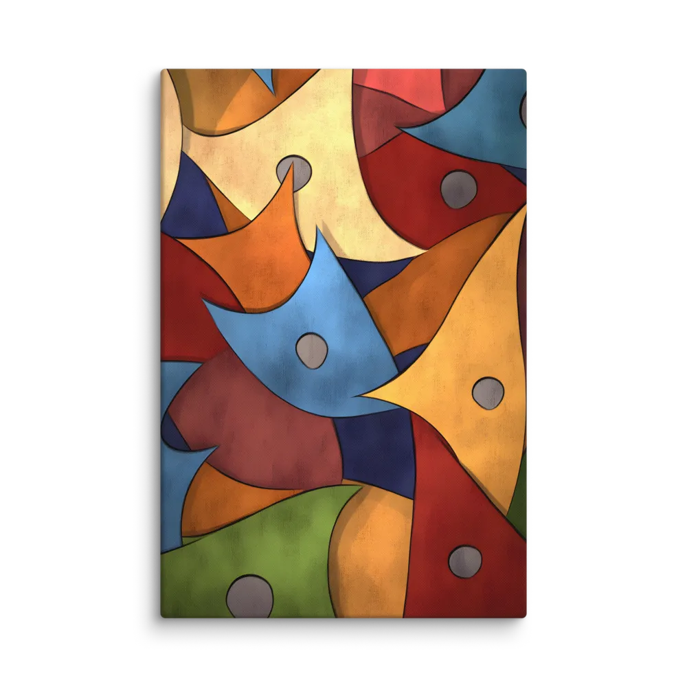 Colorful Abstract Forms 
 Canvas | 12″x 18″