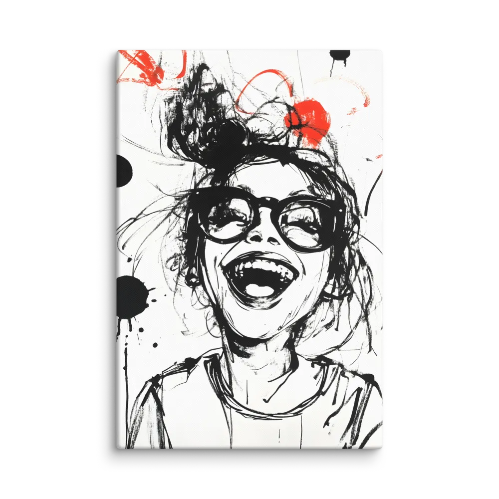 Joyful Ink Expression 
 Canvas | 32″x 48″