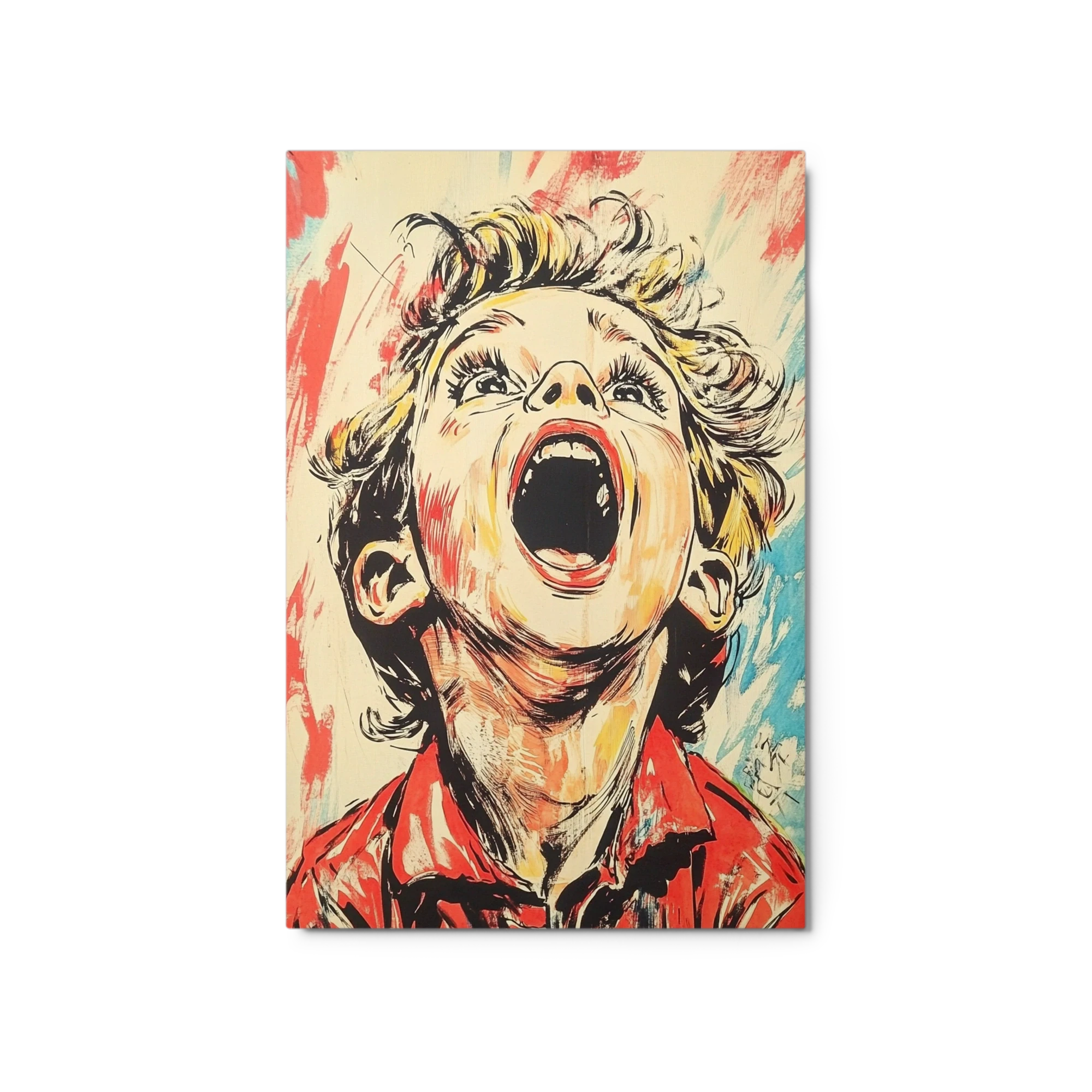 Pop Art Child Screaming