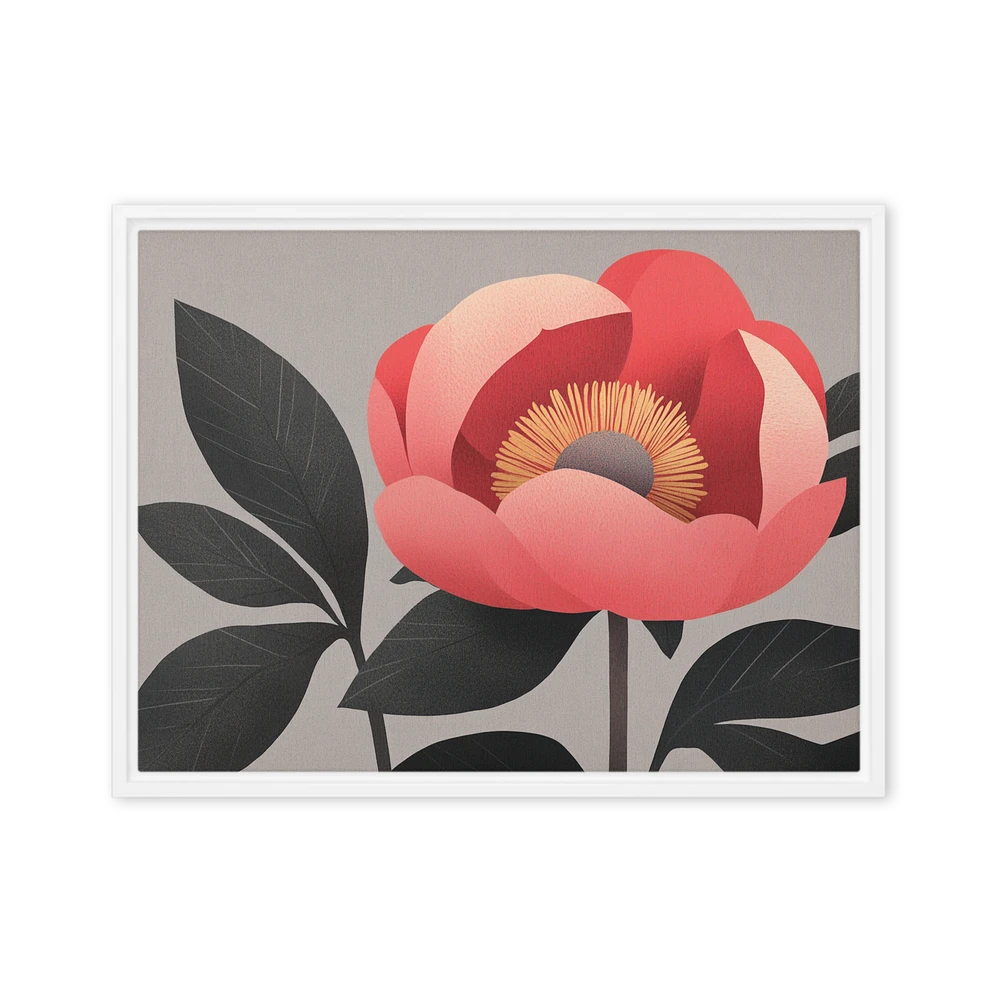 Coral Peony | Art Print