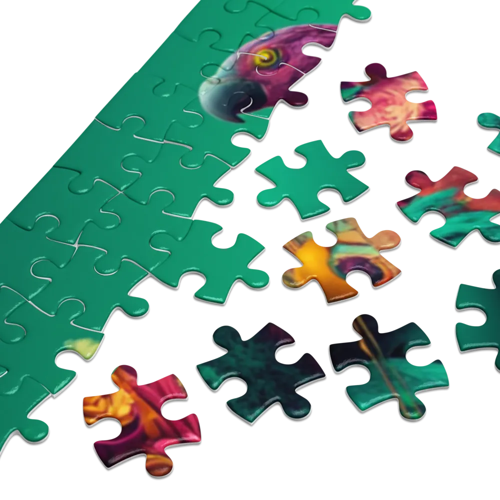 Vibrant Floral Reverie 
 Jigsaw Puzzle in Tin Box