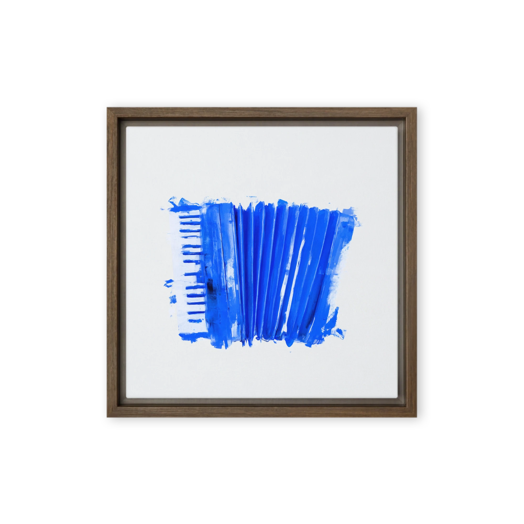 Blue Accordion Expression