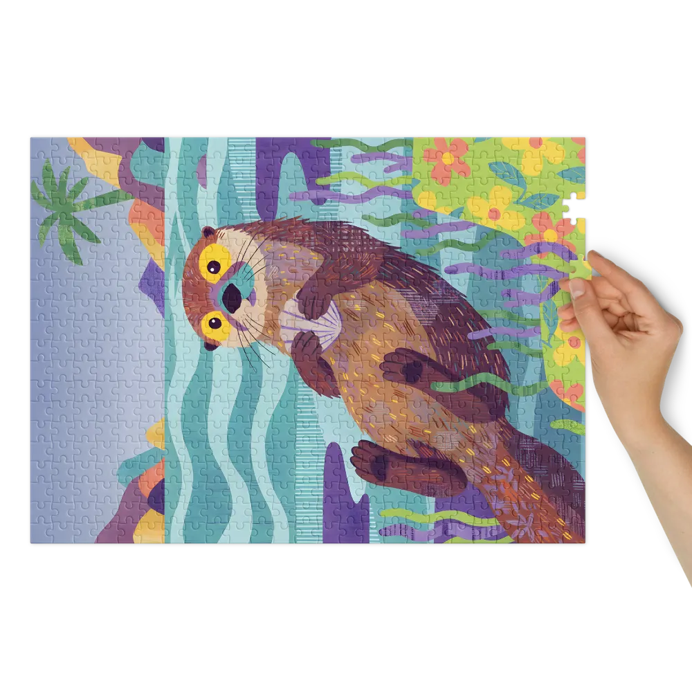 Shell-Holding Otter | Jigsaw Puzzles