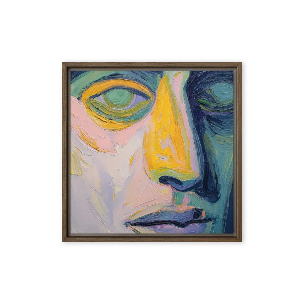 Abstract Impasto Portrait | Art Print