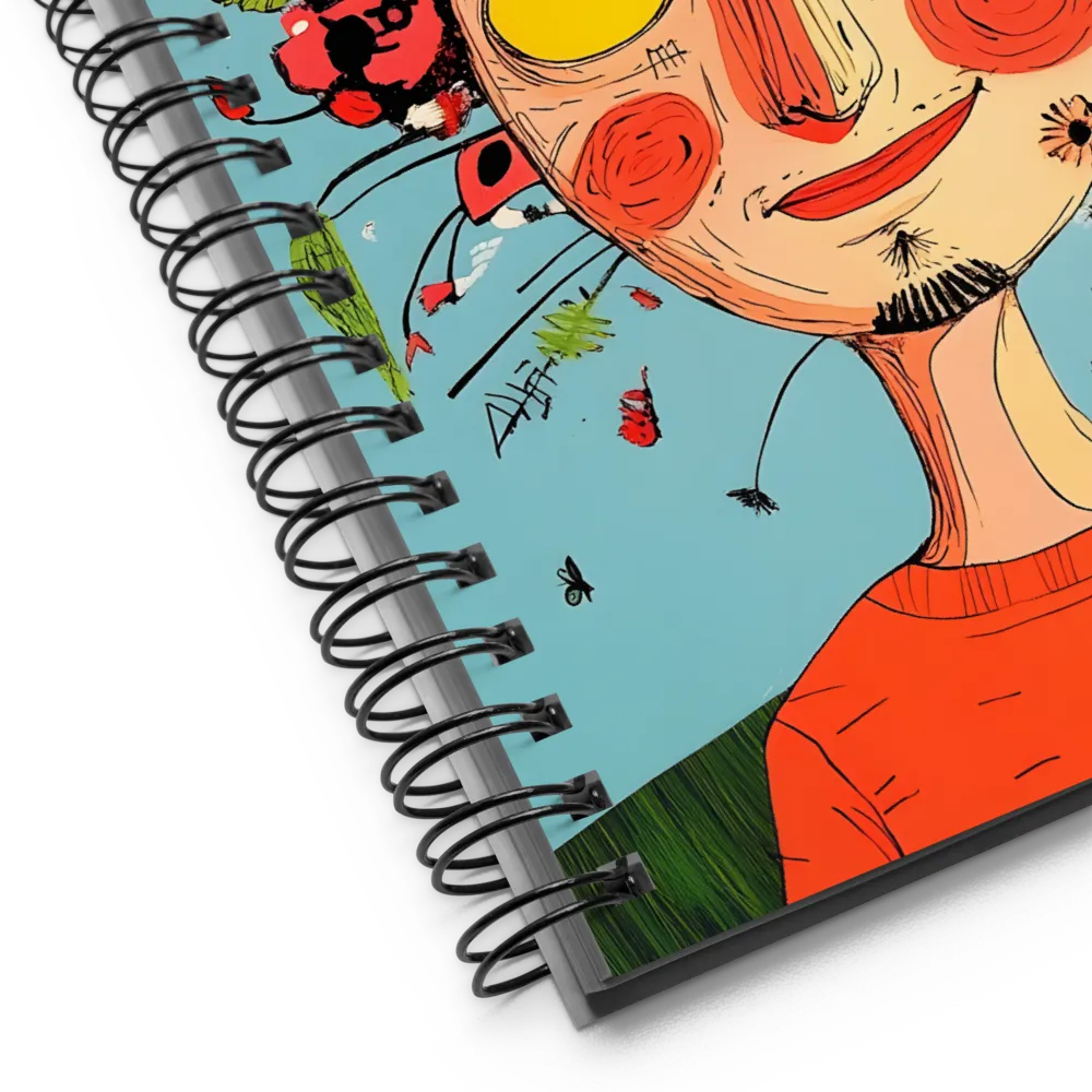 Floral Mind Bloom 
 Spiral Notebook | 140 pages