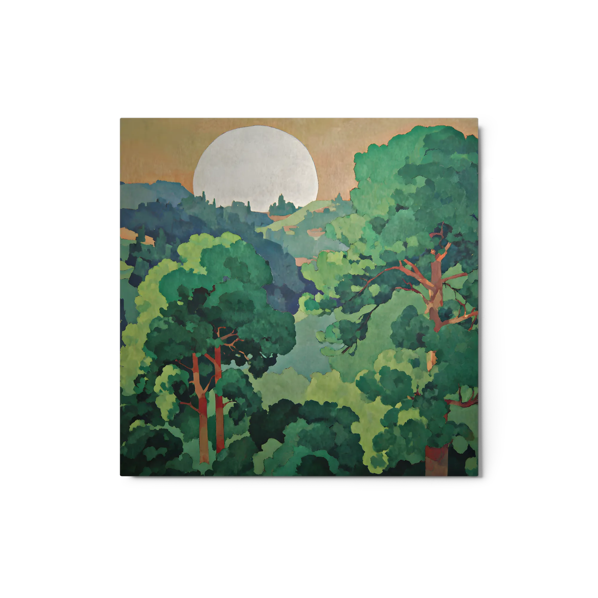 Serenidade da Floresta ao Luar