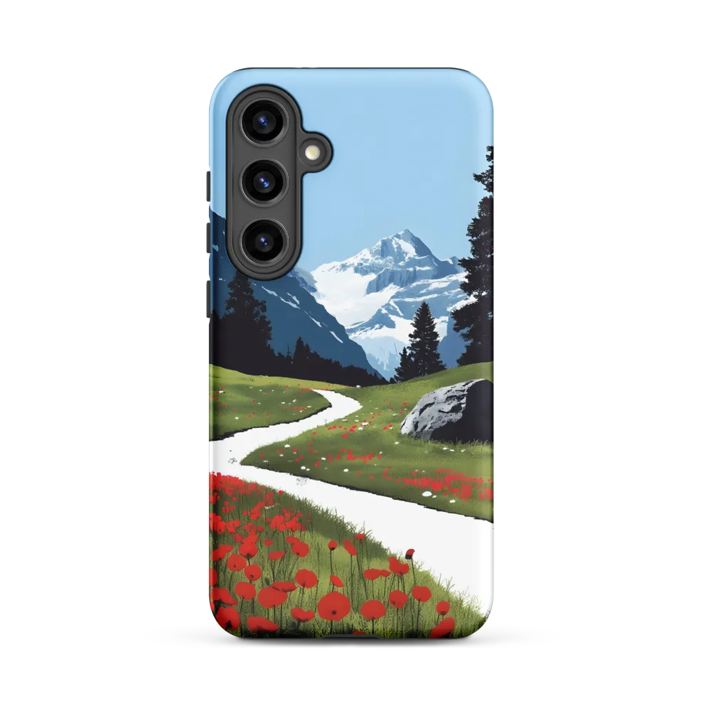 Mountain Landscape with Winding Path | Phone Case