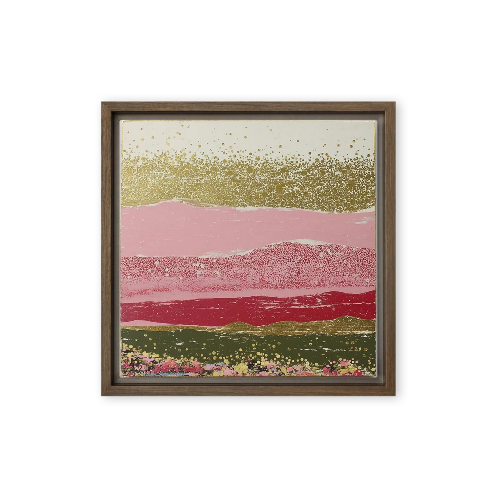 Strata of Rose and Gold | Art Print