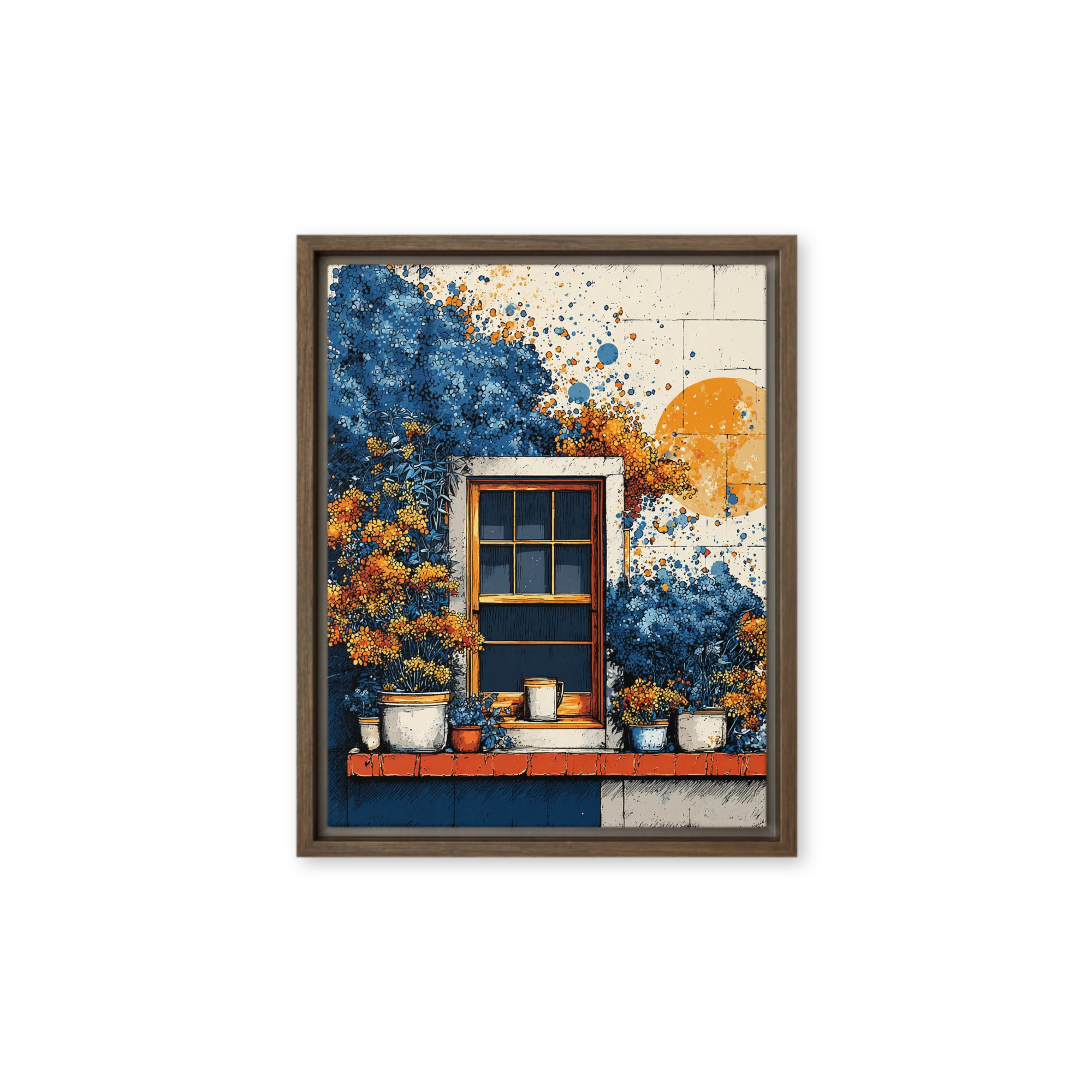 Enchanted Garden Window | Art Print