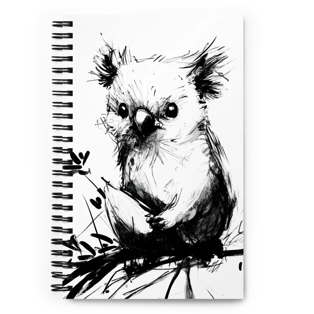 Whimsical Koala in Ink