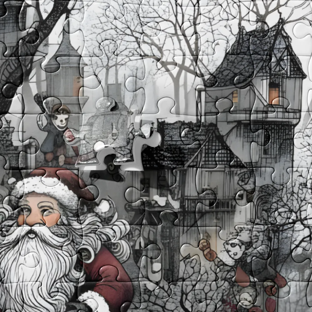 Santa's Treehouse Workshop 
 Jigsaw Puzzle