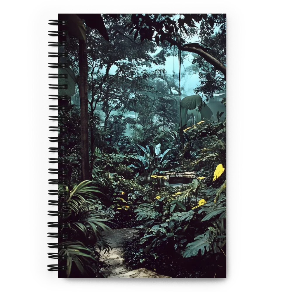 Misty Jungle Path 
 Spiral Notebook | 140 pages