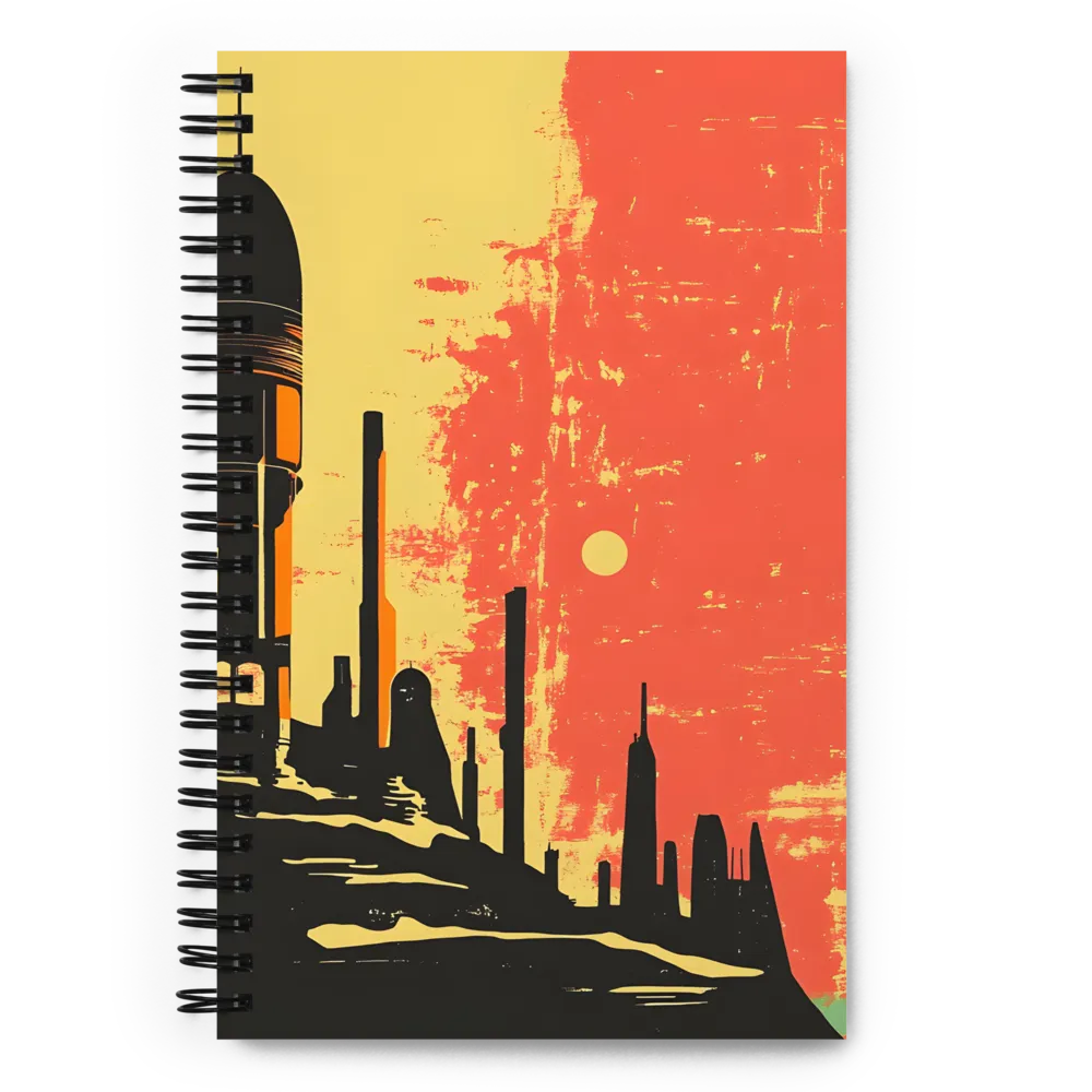 Journey to the Stars: A Retro-Futuristic Landscape