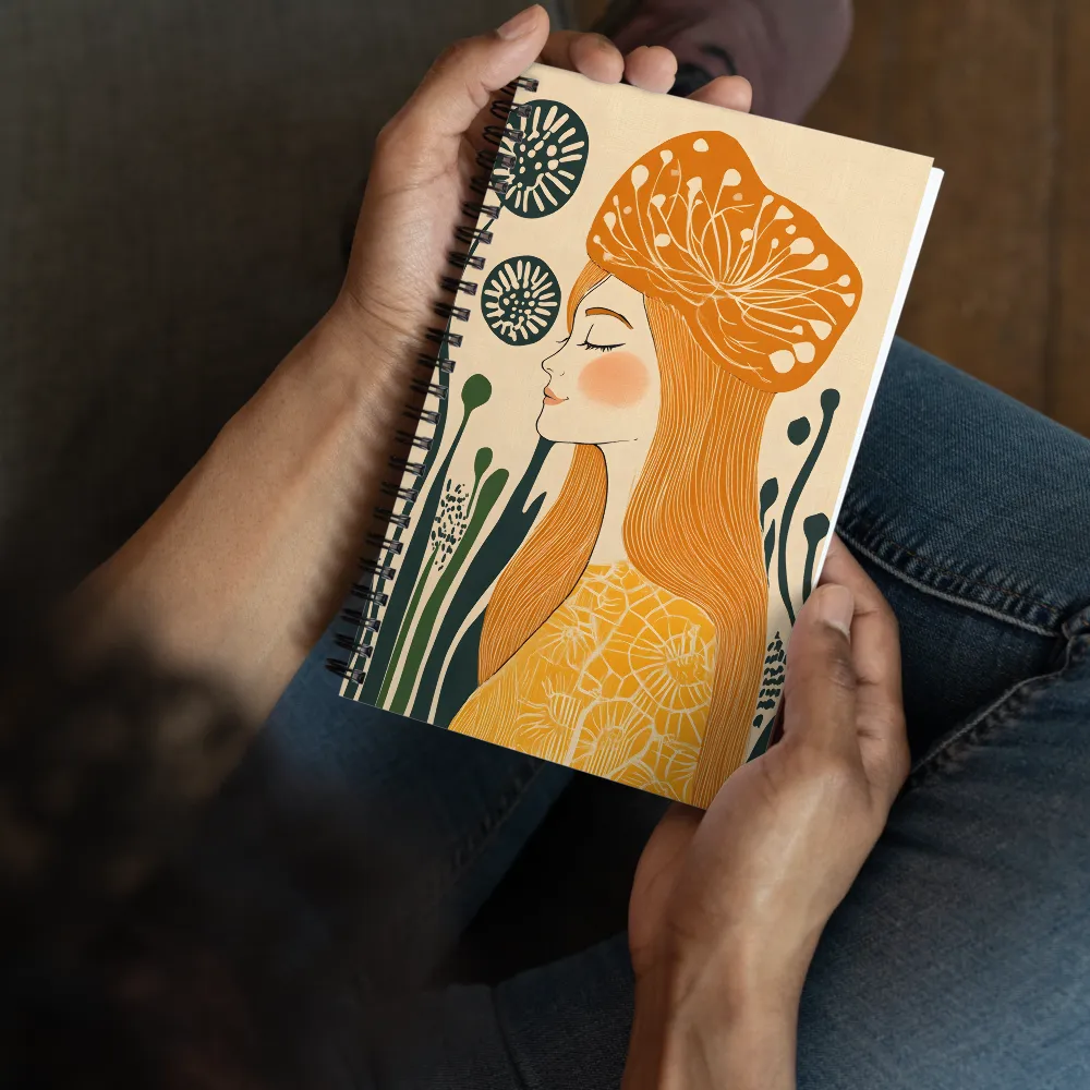 Whispering Woods Woman 
 Spiral Notebook | 140 pages