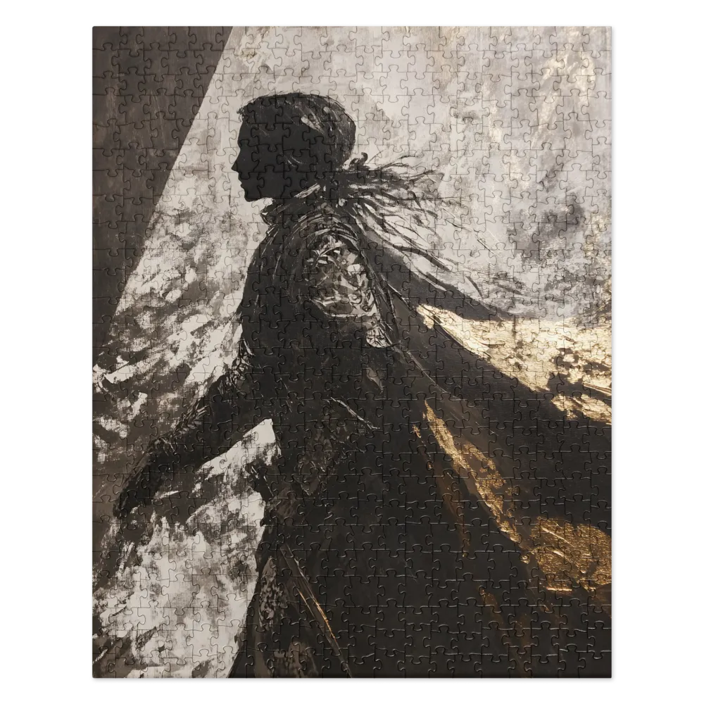 Gilded Shadow 
 Jigsaw Puzzle in Tin Box