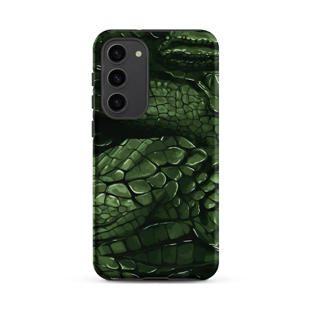 Intricate Green Snakes Digital Art | Phone Case