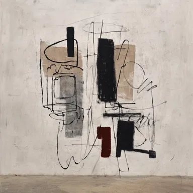 Minimalist Gestural Expressionism