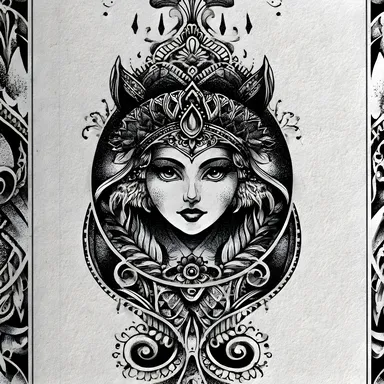 Ornate Ink Dotwork