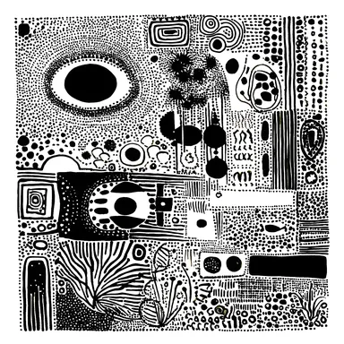 Stippled Glyphscape